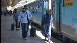 The New Delhi-Chandigarh Shatabdi Express (12045) starts from New Delhi at 7.15 pm and reaches Chandigarh at 10.35 pm. The train then starts its return journey (12046) from Chandigarh at 12.15 pm to arrive at New Delhi at 3.30 pm. (HT File Photo)