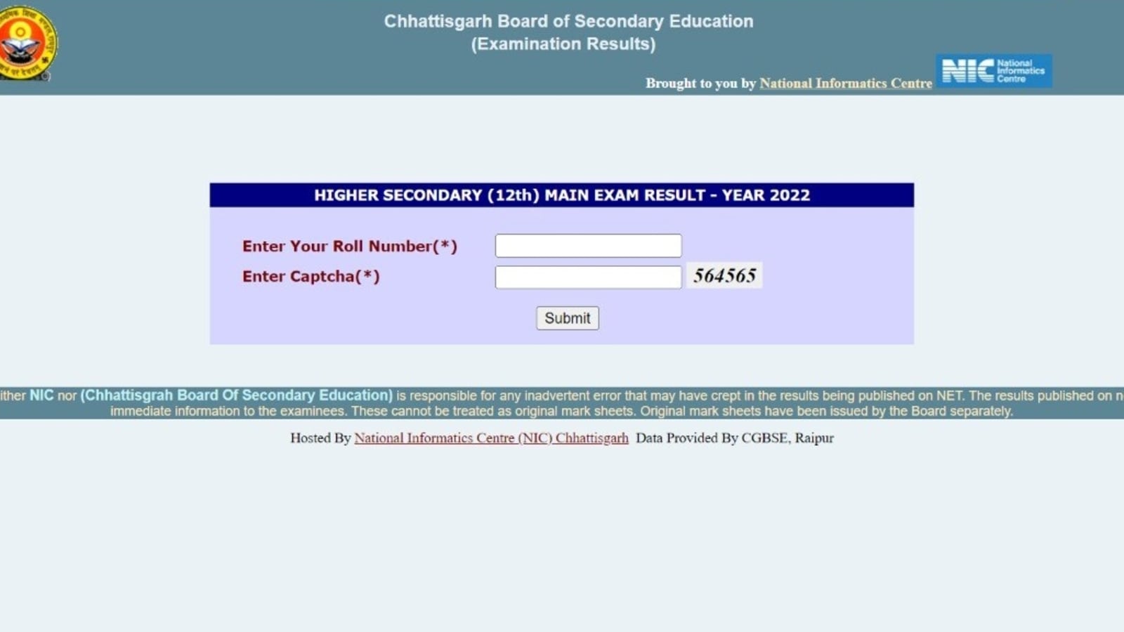 CGBSE Chhattisgarh 10th, 12th Result 2022 Live: Results out, direct link