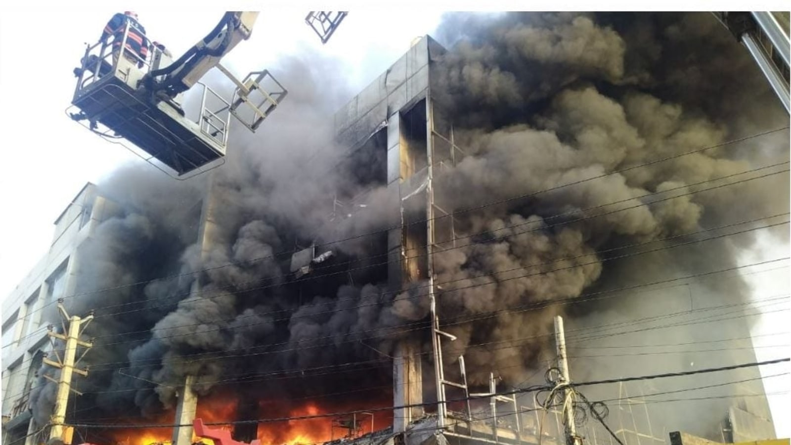 Delhi Mundka fire: Rescue ops, devastation caught in pictures