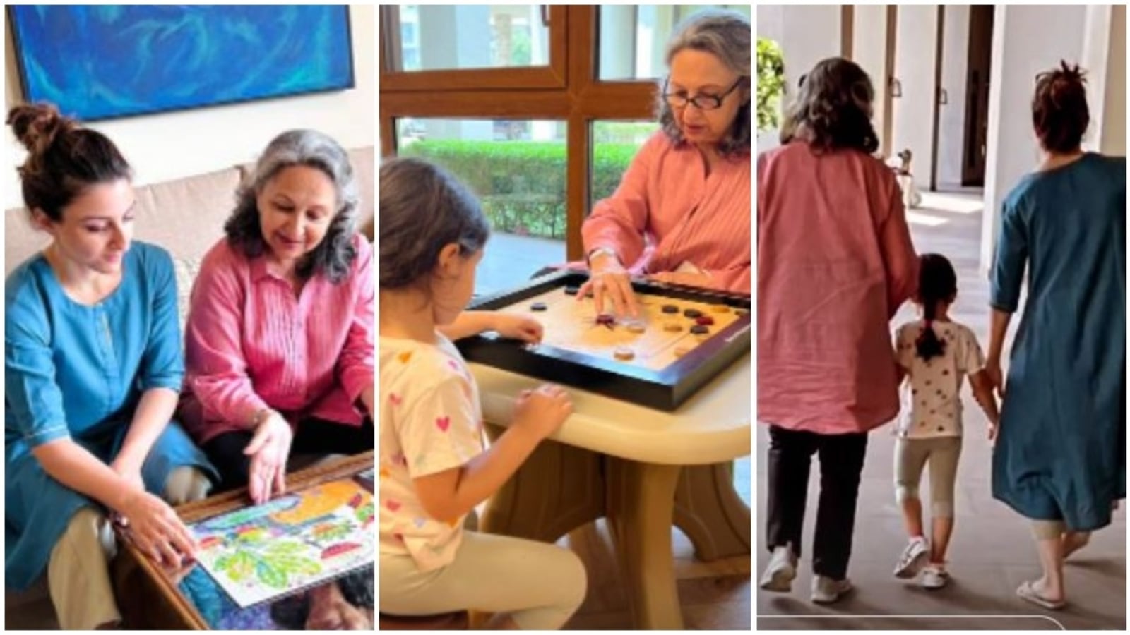 Inside Sharmila Tagore, Soha Ali Khan and Inaaya’s Dehradun vacation with board game and walks. See pics