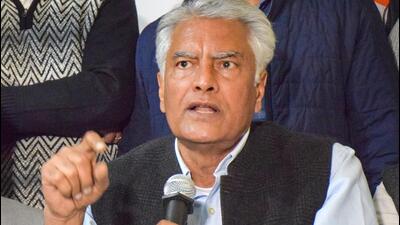 Aam Aadmi Party on Saturday said that former Punjab Pradesh Congress Committee president Sunil Jakhar fell victim to the Congress party’s caste-religion-based politics. (PTI) Aam Aadmi Party on Saturday said that former Punjab Pradesh Congress Committee president Sunil Jakhar fell victim to the Congress party’s caste-religion-based politics. (PTI)
