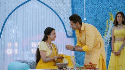 A still from Anupamaa. A still from Anupamaa.