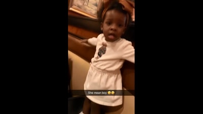 The image, taken from the Instagram video, shows the kid. (Instagram/@vss.sr)