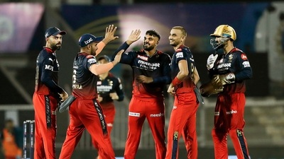 Hasaranga has ended Chahal's reign at the top of the Purple Cap table (PTI) Hasaranga has ended Chahal's reign at the top of the Purple Cap table (PTI)