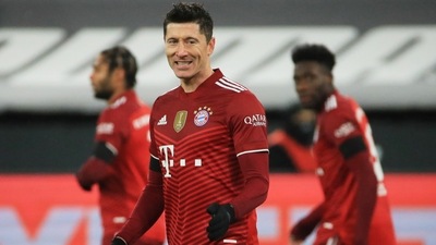 Bayern Munich's Robert Lewandowski (REUTERS)
