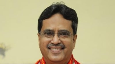 Tripura BJP president Manik Saha will be the new chief minister. (Twitter/DrManikSaha2) Tripura BJP president Manik Saha will be the new chief minister. (Twitter/DrManikSaha2)