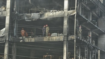 The Mundka fire is one of the worst fire incidents that Delhi has seen since the 2019 Anaj Mandi tragedy that claimed 43 lives. (Raj K Raj/Hindustan Times)