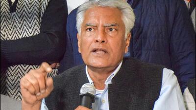 Former Punjab Pradesh Congress Committee (PPCC) president Sunil Jakhar on Saturday quit the party, wishing it “good luck and goodbye/ (PTI) Former Punjab Pradesh Congress Committee (PPCC) president Sunil Jakhar on Saturday quit the party, wishing it “good luck and goodbye/ (PTI)
