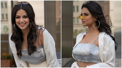 Miss Universe Harnaaz Sandhu regularly updates millions of her fans with snippets from her life. From photoshoots to attending global events and travel diaries, Harnaaz posts regularly on her social media account. Recently, the beauty queen delighted her fans once again by serving up sartorial tips with a new photoshoot. The official handle of Miss Universe posted the photos on Instagram and captioned them, "City girl." (Instagram/@harnaazsandhu_03) Miss Universe Harnaaz Sandhu regularly updates millions of her fans with snippets from her life. From photoshoots to attending global events and travel diaries, Harnaaz posts regularly on her social media account. Recently, the beauty queen delighted her fans once again by serving up sartorial tips with a new photoshoot. The official handle of Miss Universe posted the photos on Instagram and captioned them, "City girl." (Instagram/@harnaazsandhu_03)