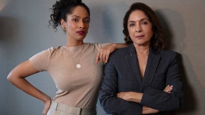 Neena Gupta and Masaba Gupta featured together in Masaba Masaba.&nbsp;