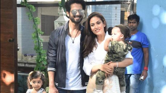 Shahid Kapoor: I consciously don’t put out pics of my children Misha and Zain