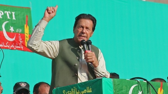 Former Pakistan Prime Minister Imran Khan.(AFP)