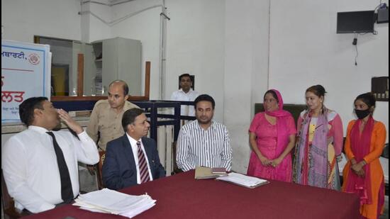 Four family courts in Ludhiana have been provided counsellor by the District Legal Services Authority (DLSA). (Harvinder Singh/HT)