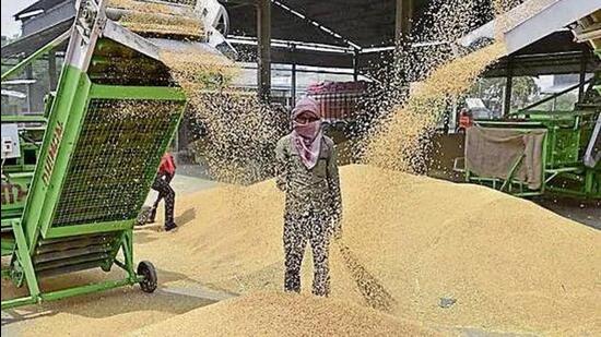 India’s ban on wheat exports is likely to drive global food prices, which rose to record levels after Russia’s war on Ukraine. (HT Photo) India’s ban on wheat exports is likely to drive global food prices, which rose to record levels after Russia’s war on Ukraine. (HT Photo)