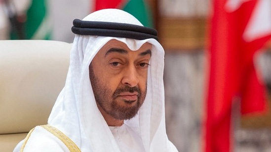 The UAE's long-time de facto ruler Sheikh Mohamed bin Zayed Al Nahyan was elected as president on May 14, 2022, official media said, a day after the death of former leader and his half-brother Sheikh Khalifa. (Photo by BANDAR AL-JALOUD/Saudi Royal Palace/AFP)