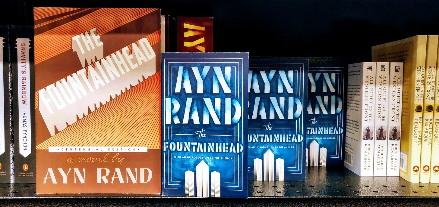 The Fountainhead.&nbsp;