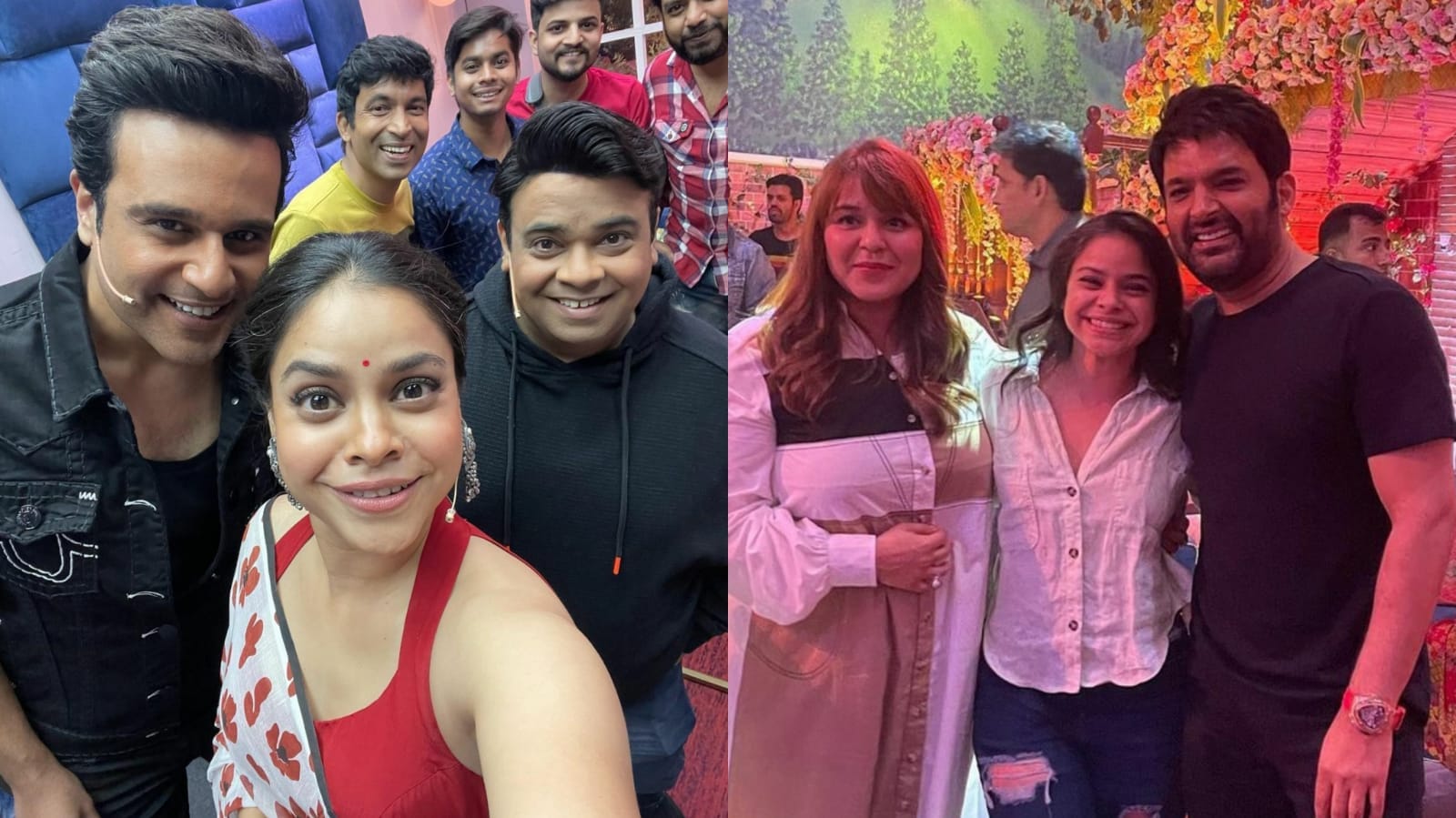 Pictures of the cast from The Kapil Sharma Show wrap party and finale episode.