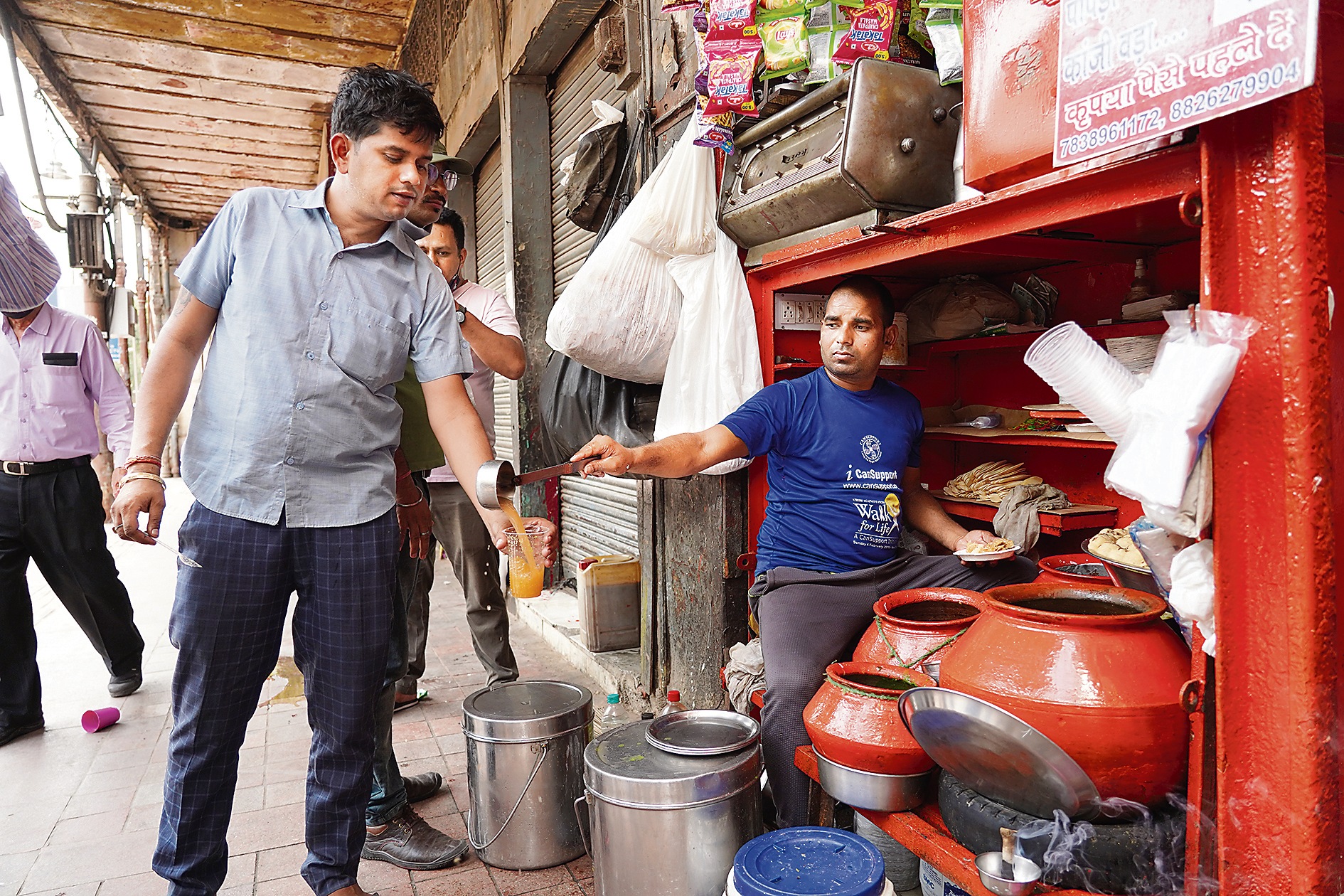 Kaanji at Chandni Chowk. (Photo: Gokul VS/HT)