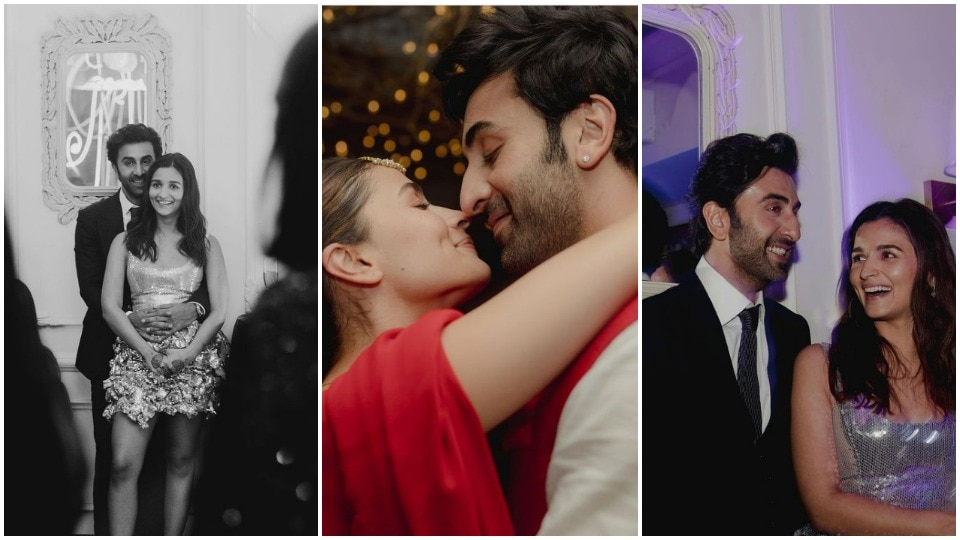 Alia Bhatt shared new pictures of her and Ranbir Kapoor from their wedding functions.