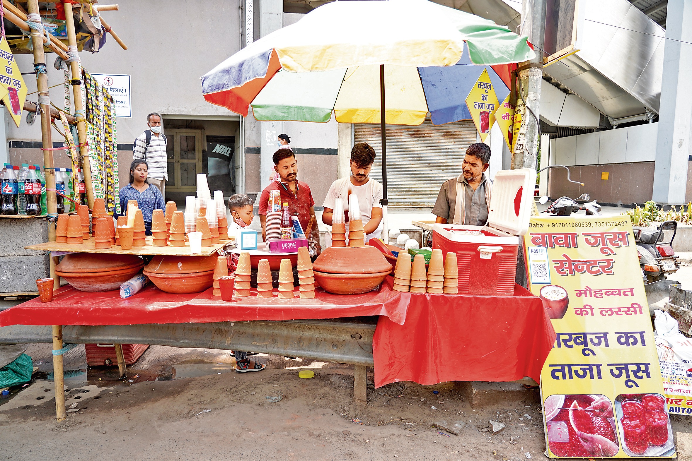 Mohabbat Ki Lassi at Chhattarpur is another favourite amond delhiites. (Photo: Gokul VS/HT)