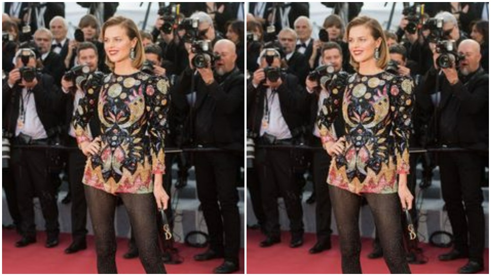 Eva Herzigova at the Cannes Film Festival.(Pinterest)