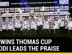 INDIA WINS THOMAS CUP PM MODI LEADS THE PRAISE