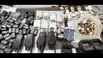 Electronic gadgets seized by EOU officials in Patna on Sunday. (Santosh Kumar/HT Photo) Electronic gadgets seized by EOU officials in Patna on Sunday. (Santosh Kumar/HT Photo)