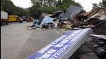 PMC conducted an anti-encroachment drive on DP road, Karvenagar in April. (HT FILE PHOTO) PMC conducted an anti-encroachment drive on DP road, Karvenagar in April. (HT FILE PHOTO)