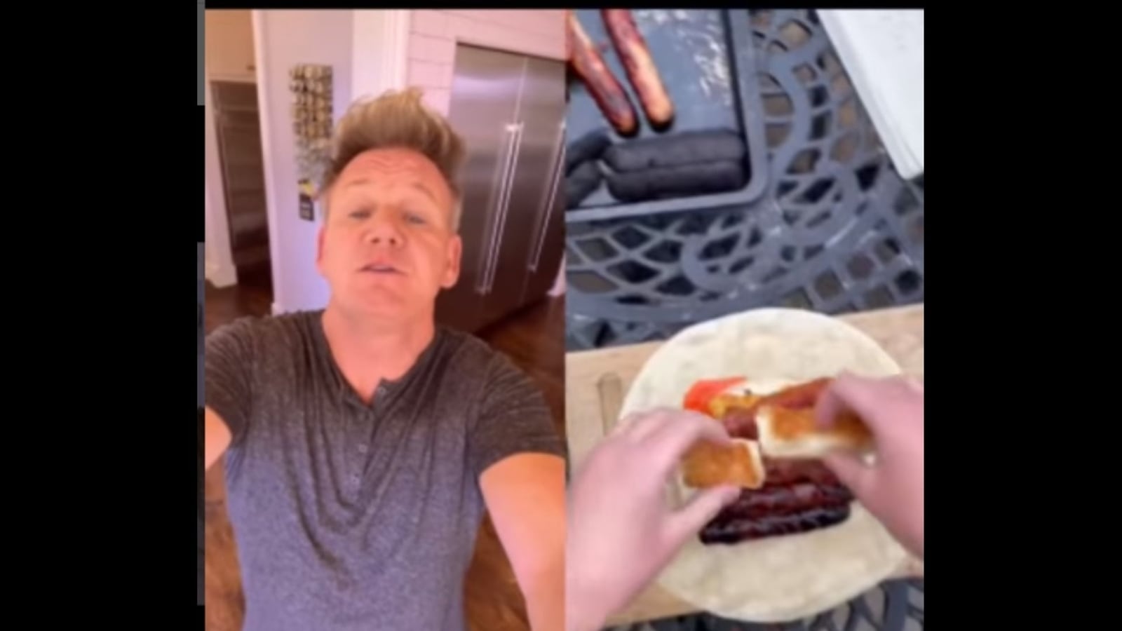 Gordon Ramsay reacts to cooking video with a song. It's hilarious |  Trending - Hindustan Times