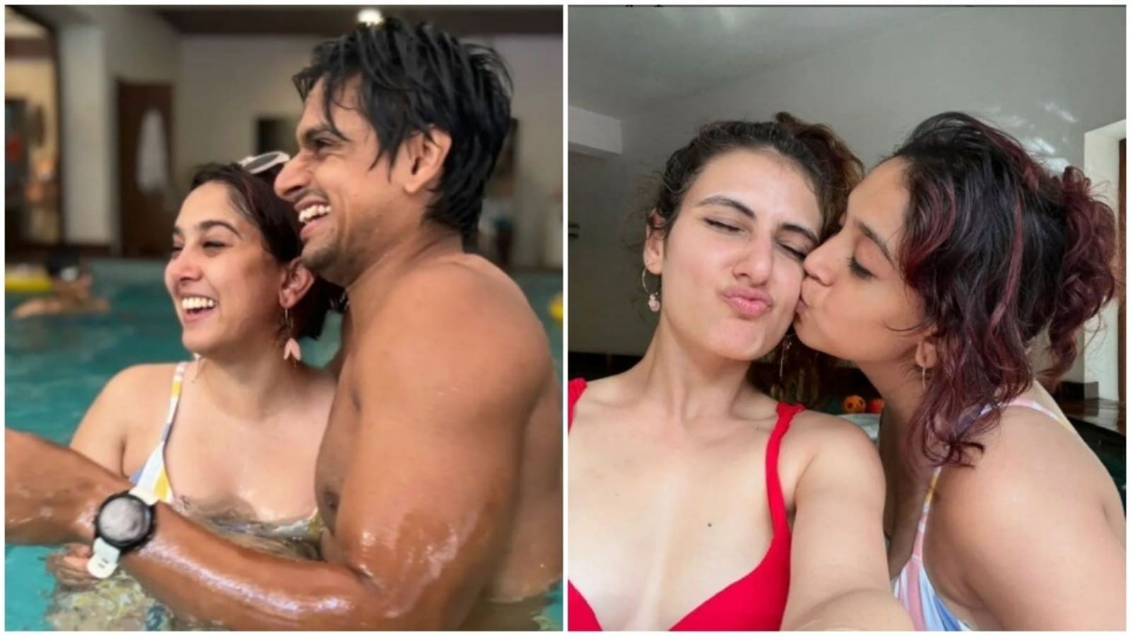 Porn Video Fatima Shaikh - Ira Khan responds to trolls with new pool pics from birthday celebrations |  Bollywood - Hindustan Times