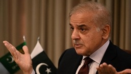 O primeiro-ministro do Paquistão, Shehbaz Sharif. 