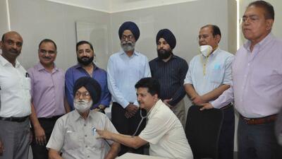 DMCH, Ludhiana, launched its rural outreach programme in Pohir. (HT Photo) DMCH, Ludhiana, launched its rural outreach programme in Pohir. (HT Photo)