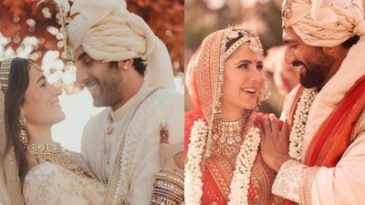 Both Vicky Kaushal-Katrina Kaif and Alia Bhatt-Ranbir Kapoor had private, intimate weddings. Both Vicky Kaushal-Katrina Kaif and Alia Bhatt-Ranbir Kapoor had private, intimate weddings.