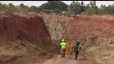 Two people have been rescued while the rescue operation is underway. (ANI)