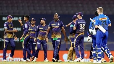 Kolkata Knight Riders and Mumbai Indians players greet each other (IPL) Kolkata Knight Riders and Mumbai Indians players greet each other (IPL)