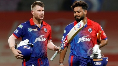 David Warner and Rishabh Pant of Delhi Capitals (IPL) David Warner and Rishabh Pant of Delhi Capitals (IPL)