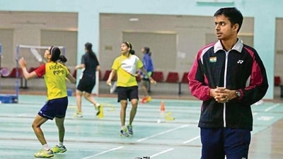 Pullela Gopichand at his badminton academy in Hyderabad. (Raj K Raj/HT File Photo) Pullela Gopichand at his badminton academy in Hyderabad. (Raj K Raj/HT File Photo)