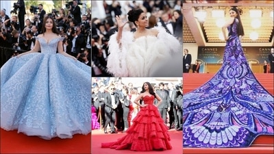 Cannes Film Festival 2022: Check out Aishwarya Rai Bachchan's best red carpet moments here&nbsp; (Twitter/Instagram)
