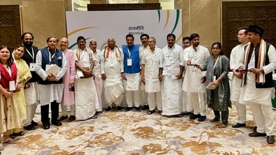 Congress MP Shashi Tharoor posted this photo on Sunday as Congress's Chintan Shivir is all set to conclude. Congress MP Shashi Tharoor posted this photo on Sunday as Congress's Chintan Shivir is all set to conclude. 