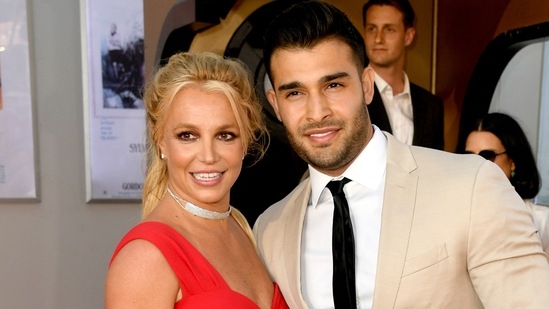 Britney Spears said she and Sam Asghari have lost their miracle baby.(AFP)