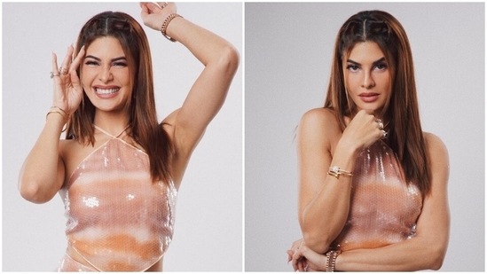 Jacqueline Fernandez embraces the 90s in oh-so-sultry sequinned top and pants set(Instagram)