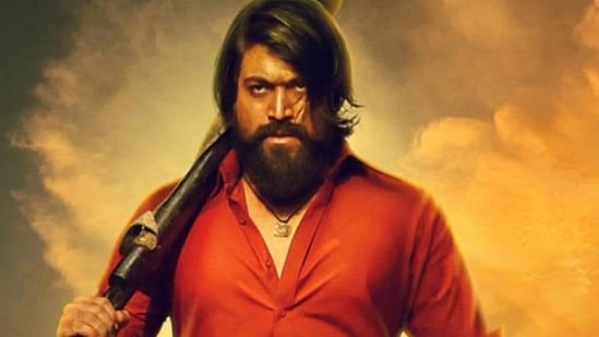 Yash in a still from KGF Chapter 2.