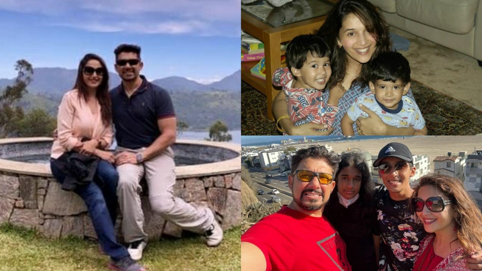 Glimpses of Madhur's life abroad shared by her on her social media.