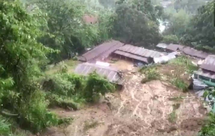 Incessant rains triggered landslides in several parts of the Dima Hasao district on Saturday.&nbsp; (ANI Photo)
