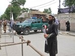 Taliban fighters stand guard in Kabul, Afghanistan.(REUTERS file)