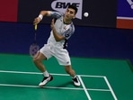 Lakshya Sen in action at Thomas and Uber Cup in Bangkok(AP) Lakshya Sen in action at Thomas and Uber Cup in Bangkok(AP)