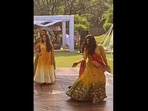 The bride and her squad dances to Kajra Mohabbat Wala in this Instagram video. (Instagram/@divyas_choreography) The bride and her squad dances to Kajra Mohabbat Wala in this Instagram video. (Instagram/@divyas_choreography)