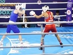 Nikhat Zareen stormed into the women’s world boxing semi-finals with a unanimous 5-0 verdict against Davison Sian Taylor of England(BFI) Nikhat Zareen stormed into the women’s world boxing semi-finals with a unanimous 5-0 verdict against Davison Sian Taylor of England(BFI)