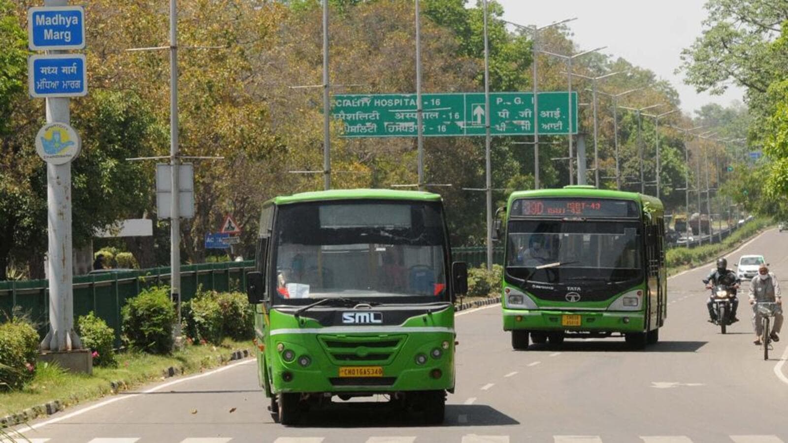 Passenger Killed After Falling Off Chandigarh Transport Undertaking Bus ...