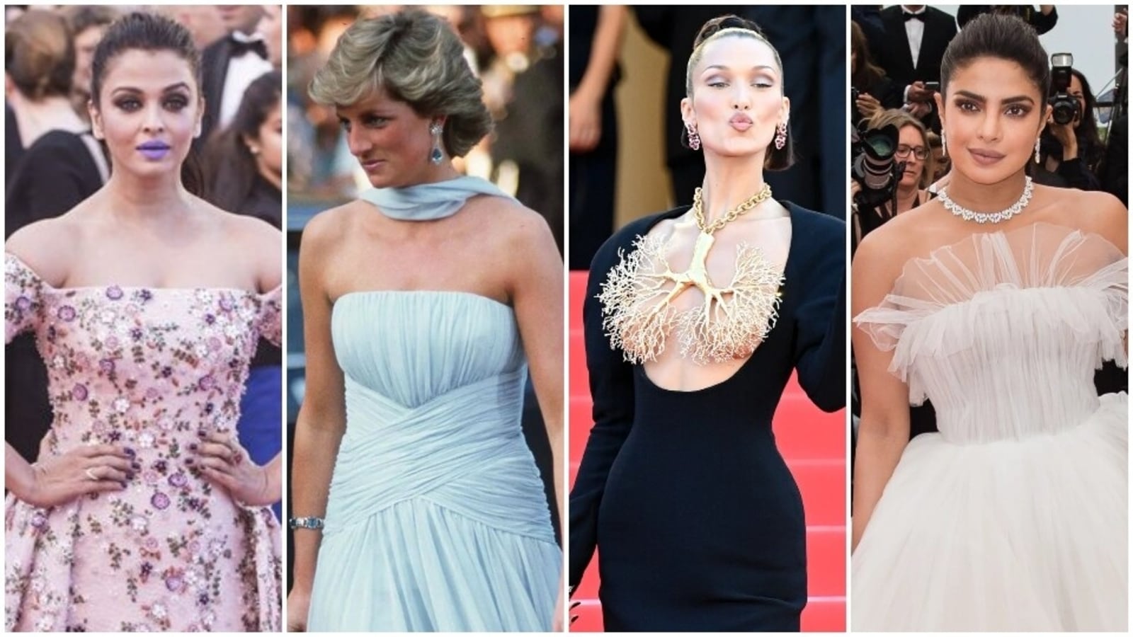 Cannes 2022: Aishwarya Rai, Princess Diana, Bella Hadid to Priyanka Chopra, 6 unforgettable moments on red carpet